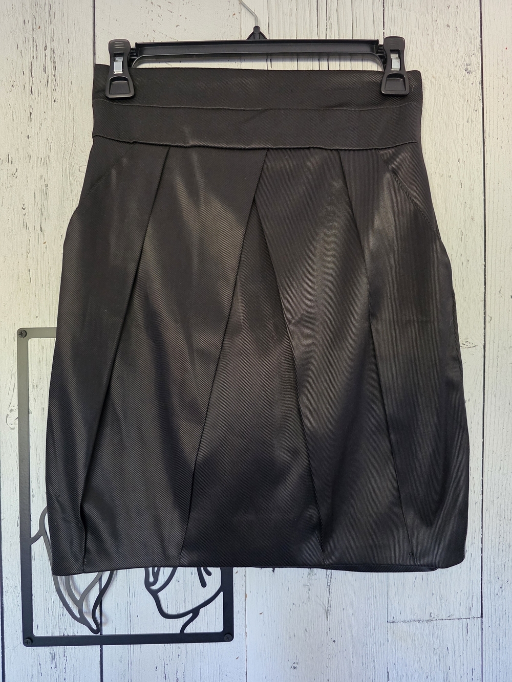 Dynamite Black Paneled Mini Skirt Size 0 | Career | Office | Party